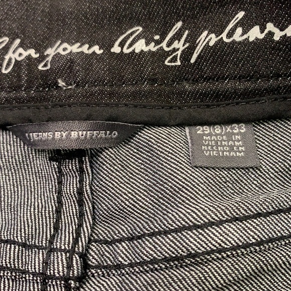 Buffalo Landis Boot Cut Black Jeans sz:8 (32x33) - Picture 4 of 7